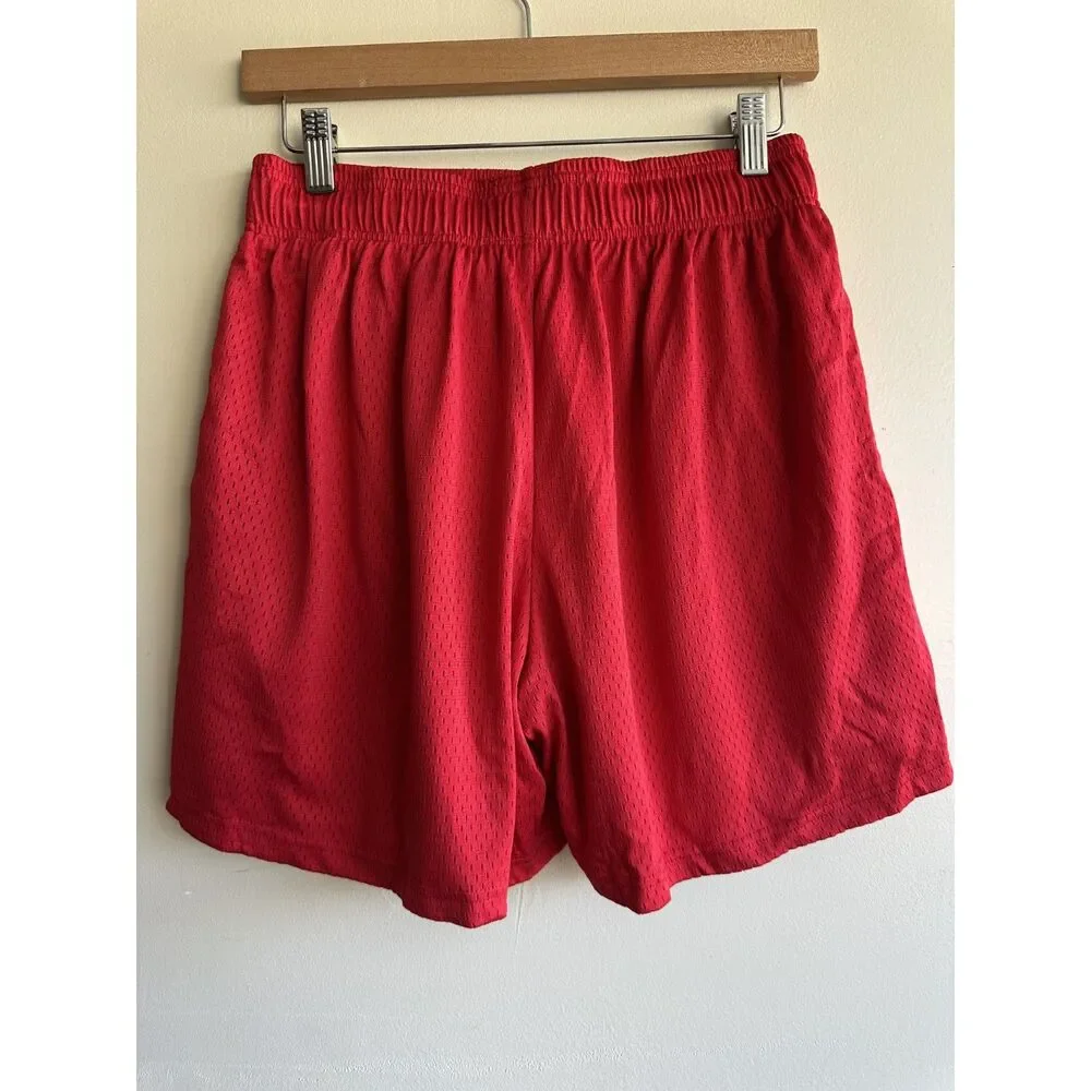 Inaka Power Mesh Shorts Men’s Medium Red White IP Athletic Gym Limited Release